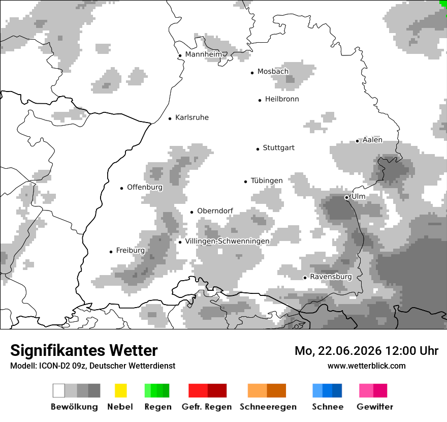 Signifikantes Wetter