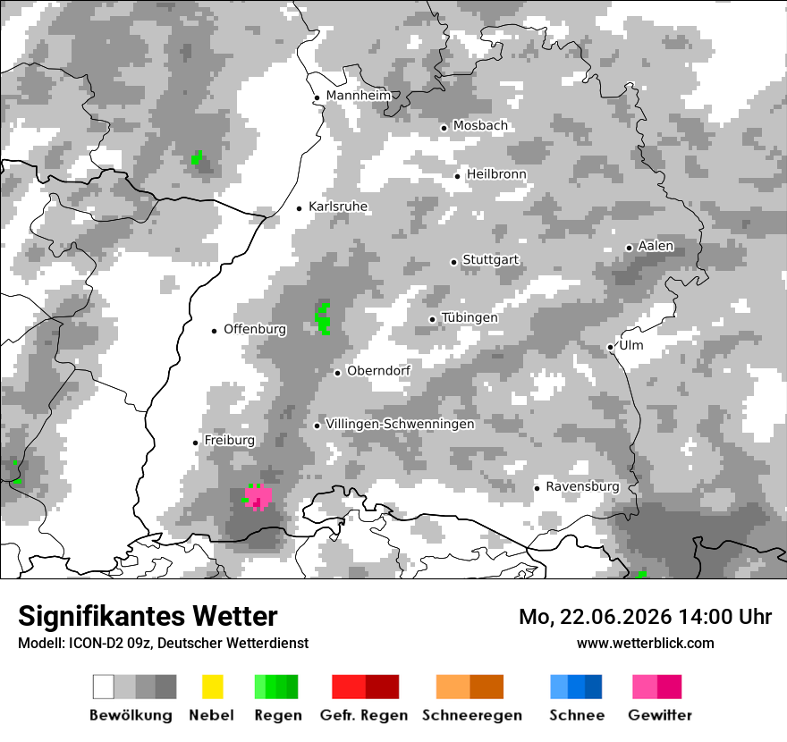 Signifikantes Wetter