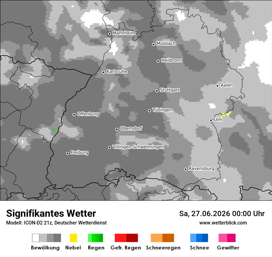 Signifikantes Wetter