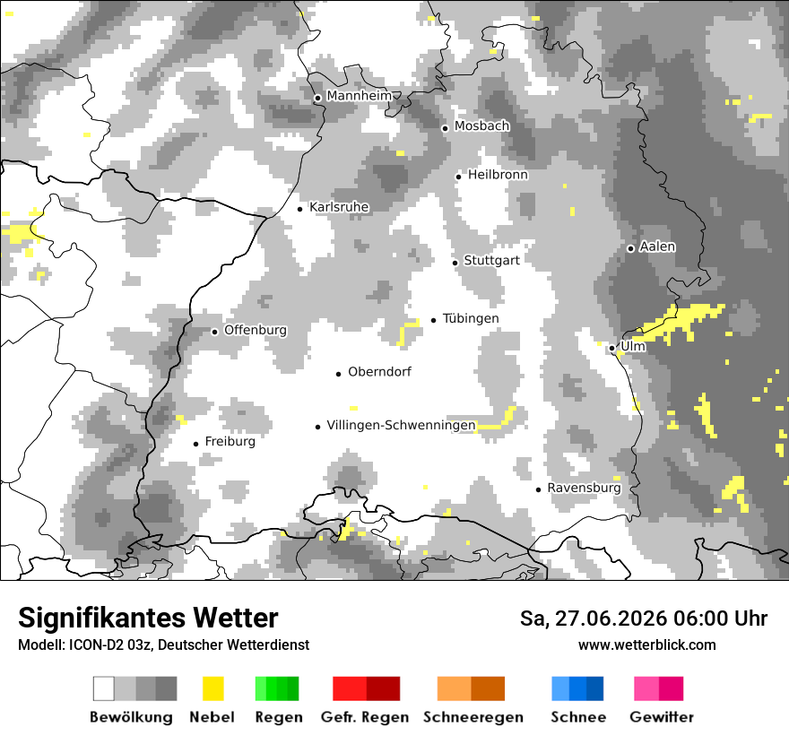Signifikantes Wetter