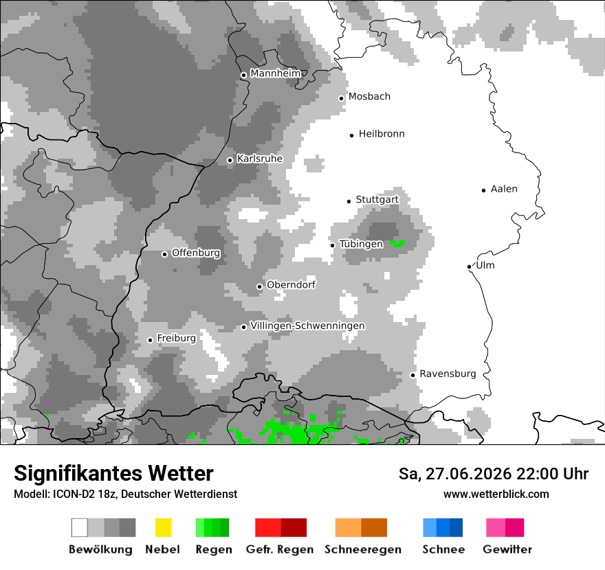 Signifikantes Wetter