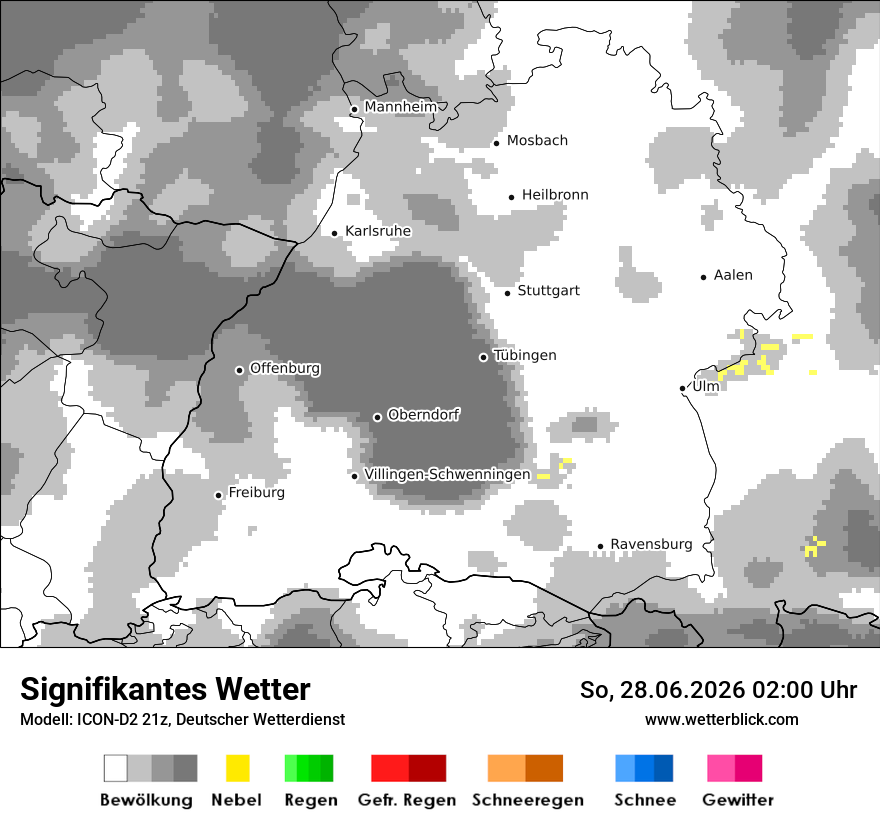 Signifikantes Wetter