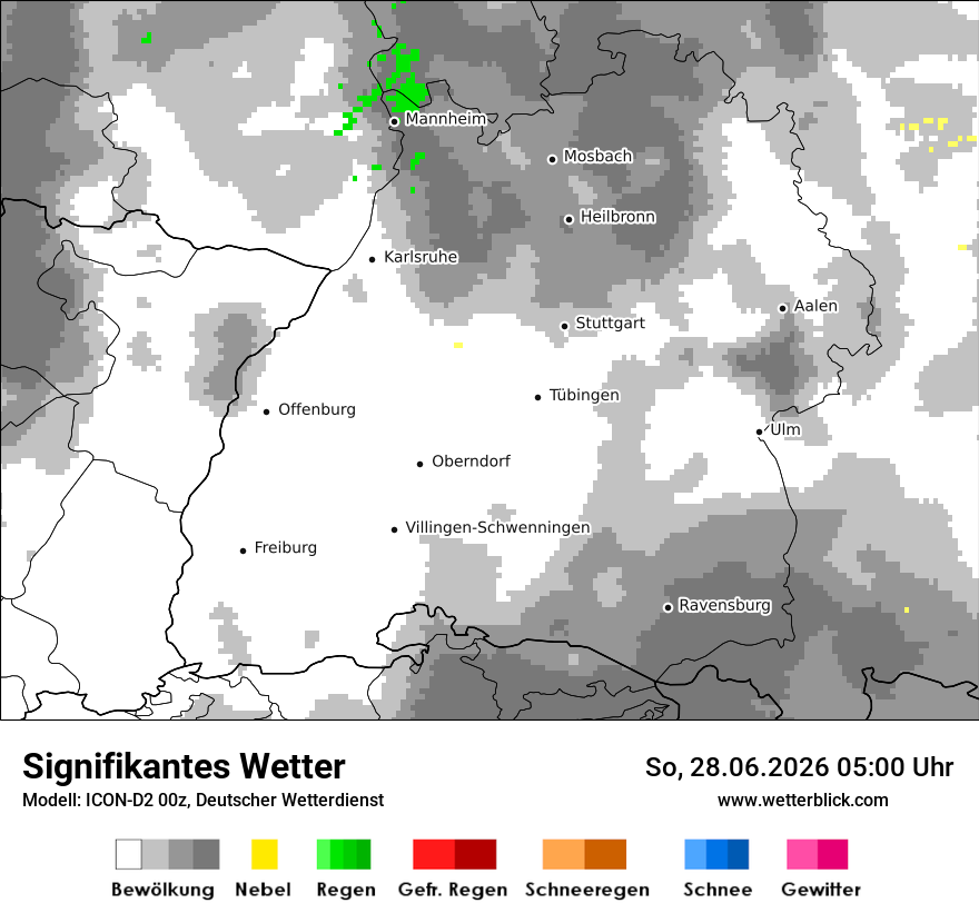 Signifikantes Wetter