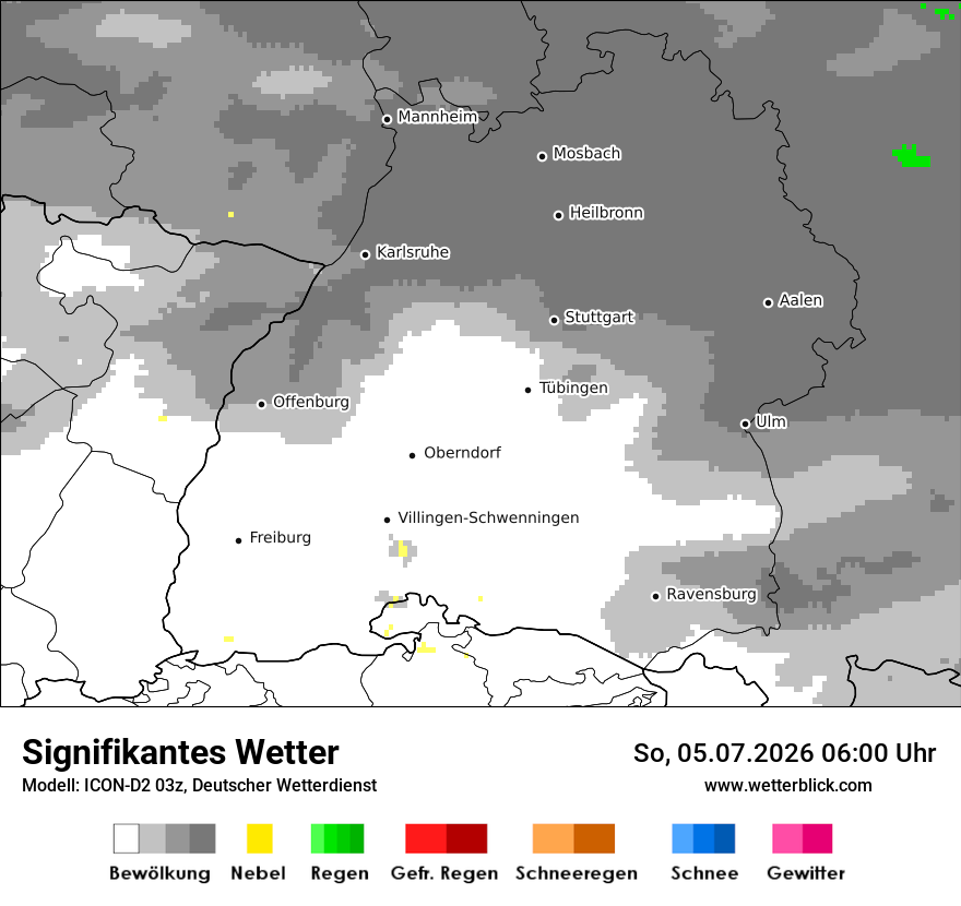 Signifikantes Wetter