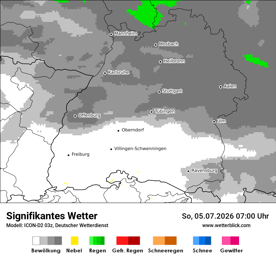 Signifikantes Wetter