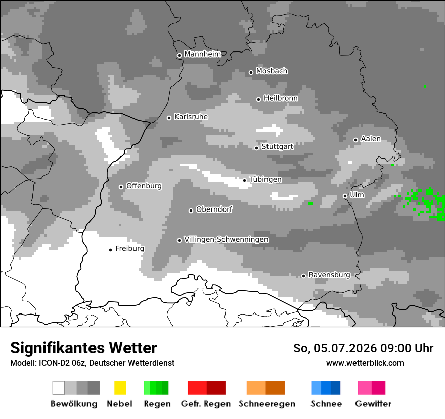 Signifikantes Wetter
