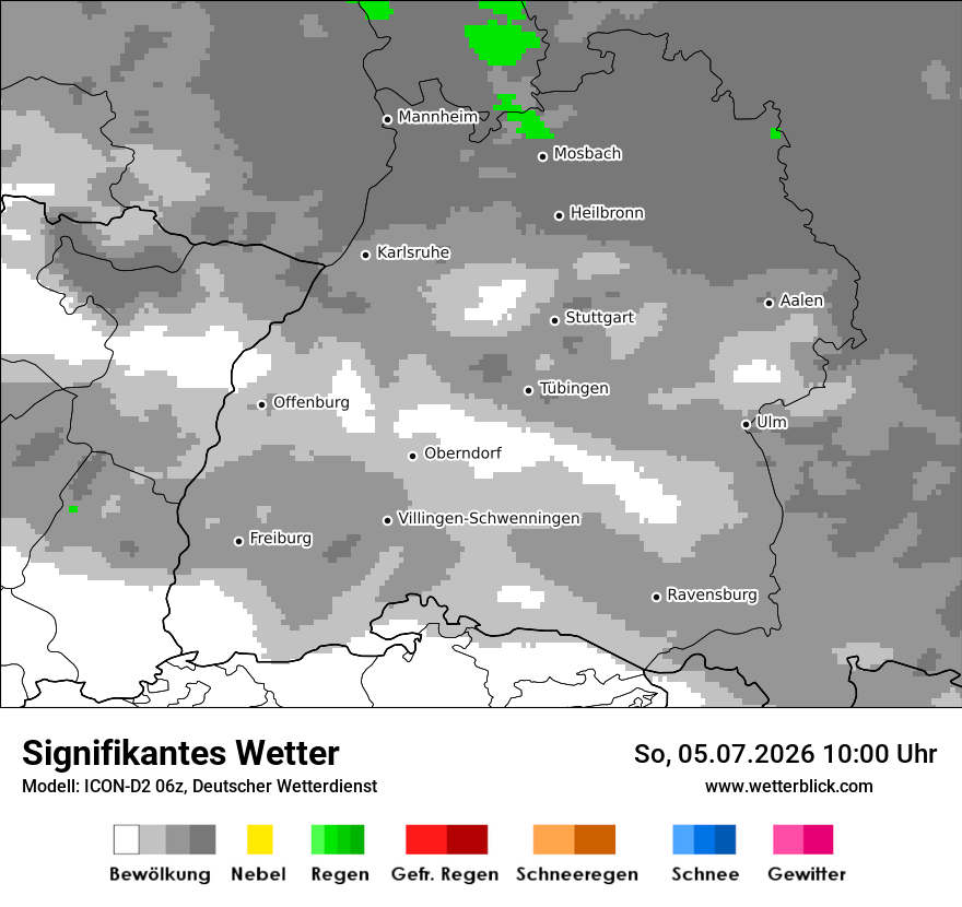 Signifikantes Wetter