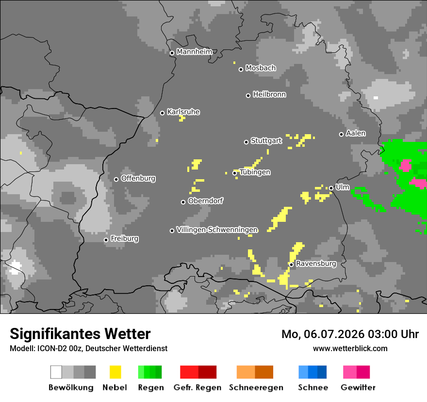 Signifikantes Wetter