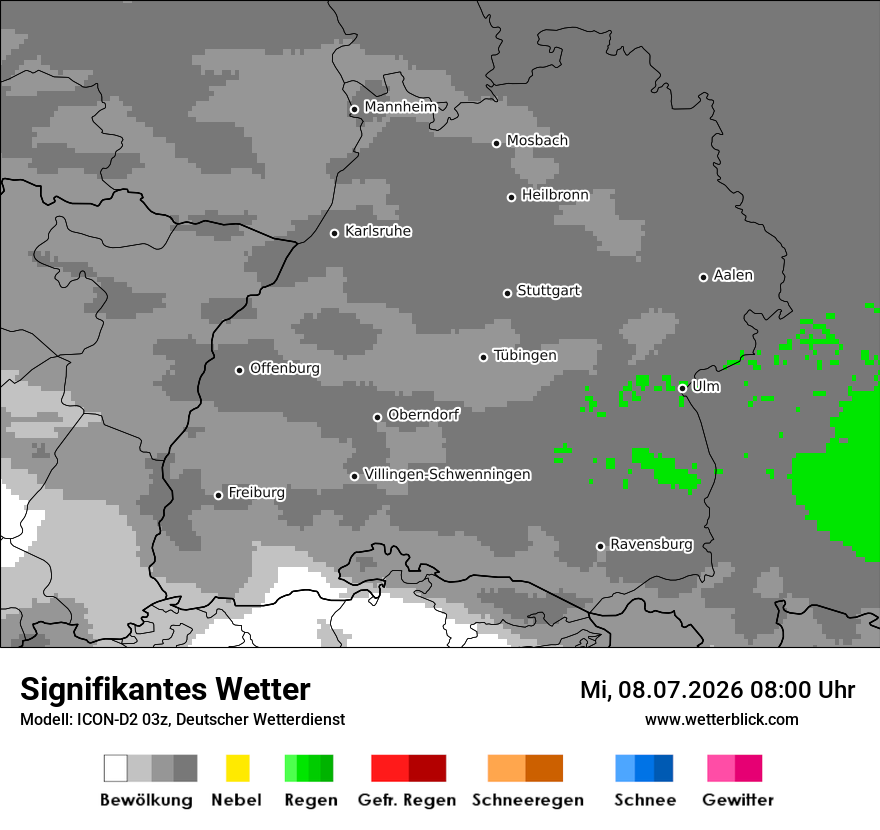 Signifikantes Wetter