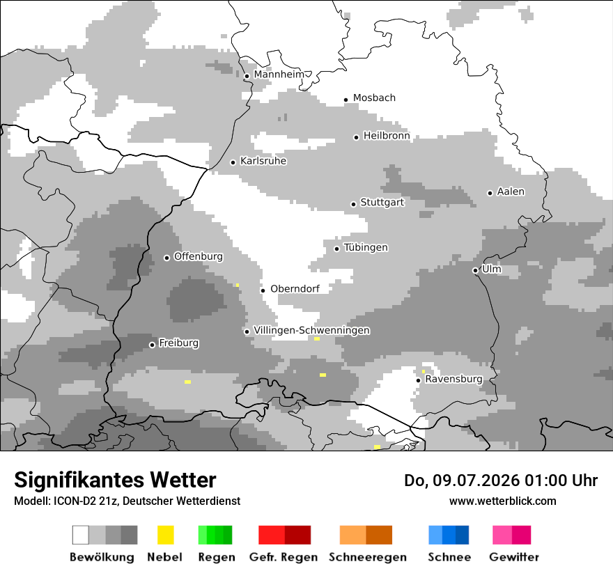 Signifikantes Wetter