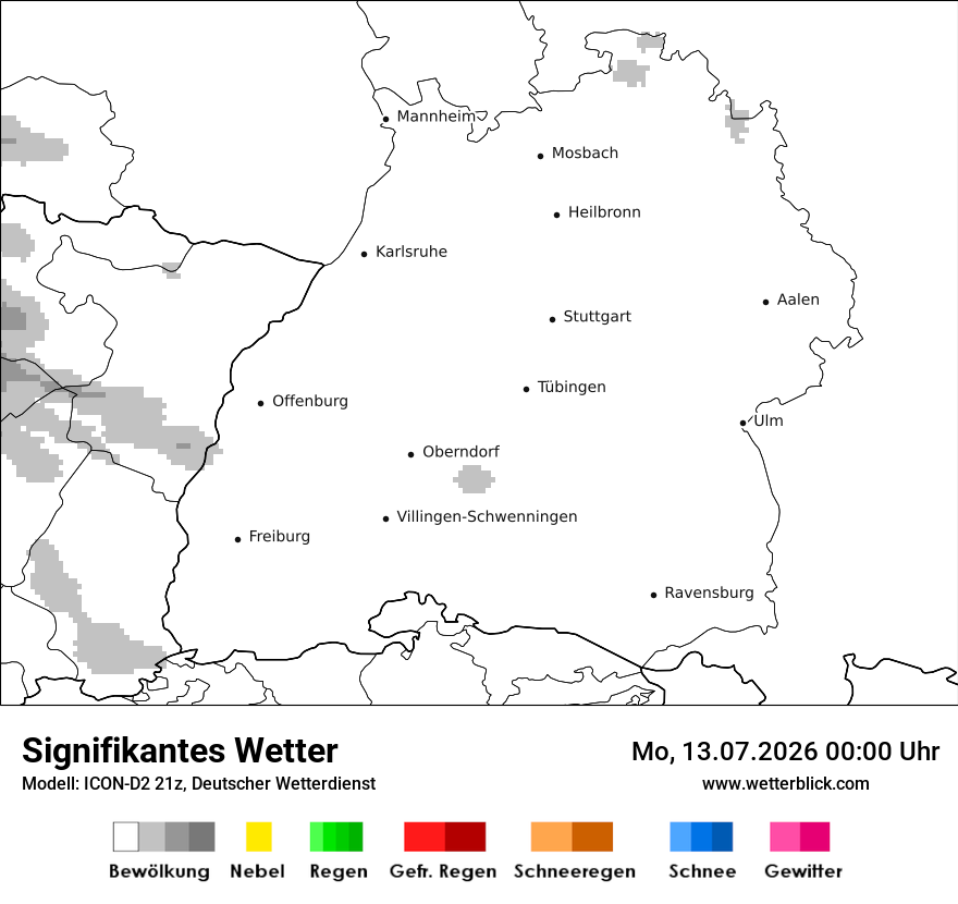 Signifikantes Wetter