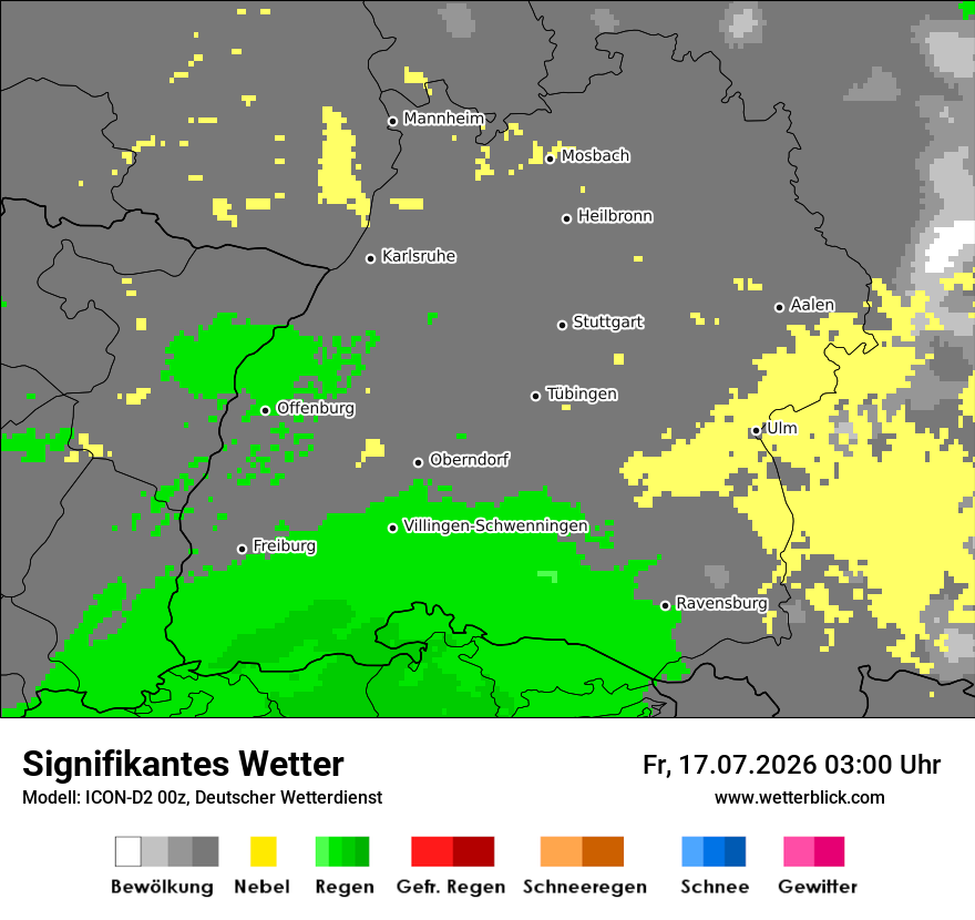 Signifikantes Wetter