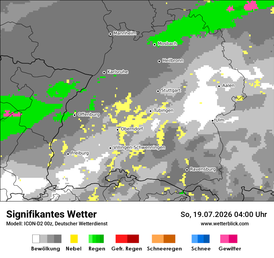 Signifikantes Wetter