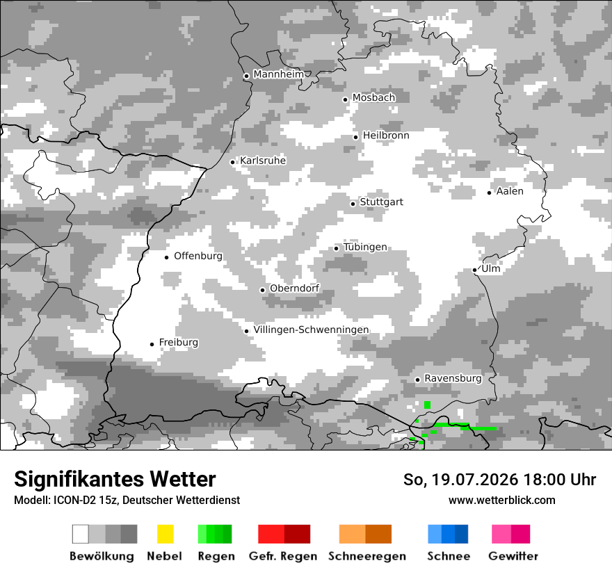 Signifikantes Wetter