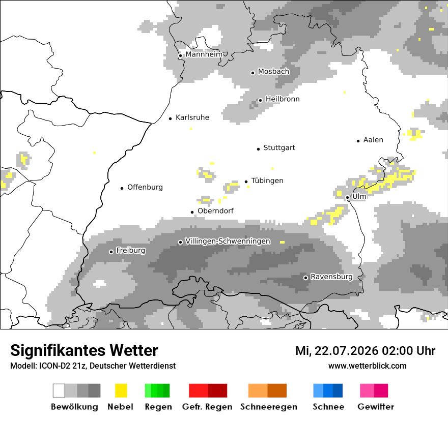 Signifikantes Wetter