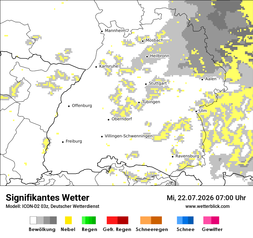 Signifikantes Wetter