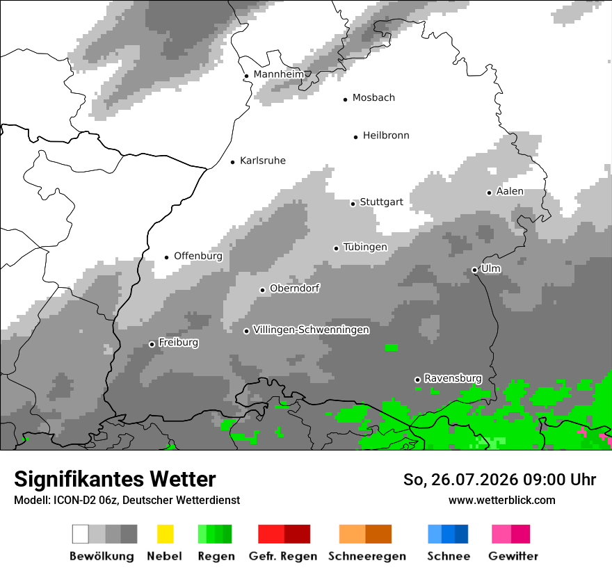 Signifikantes Wetter
