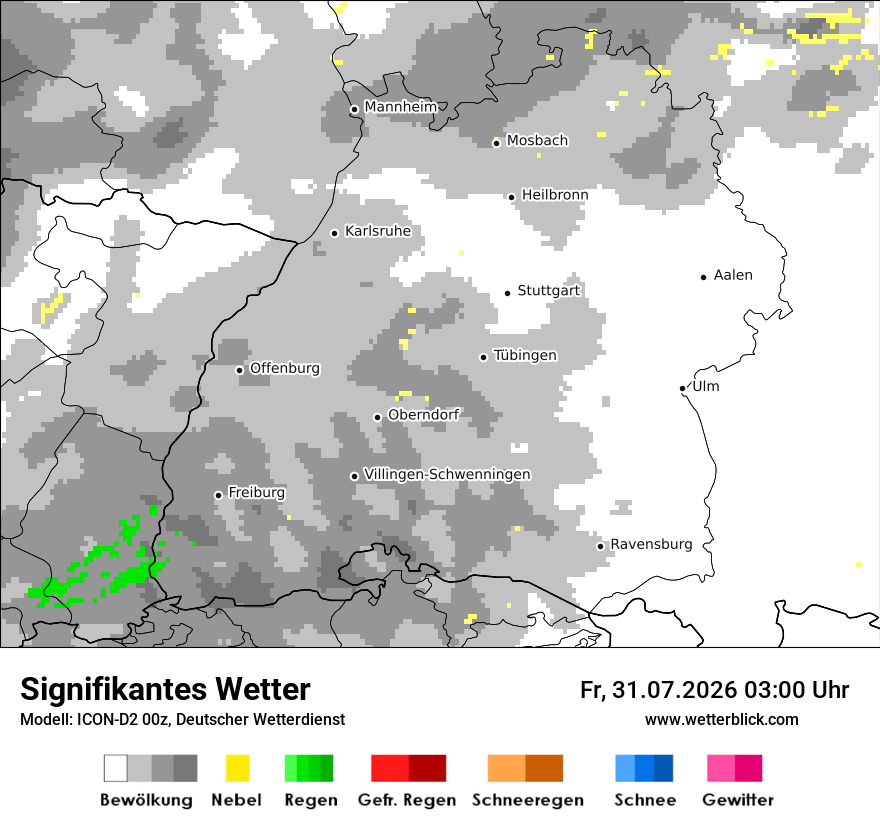 Signifikantes Wetter