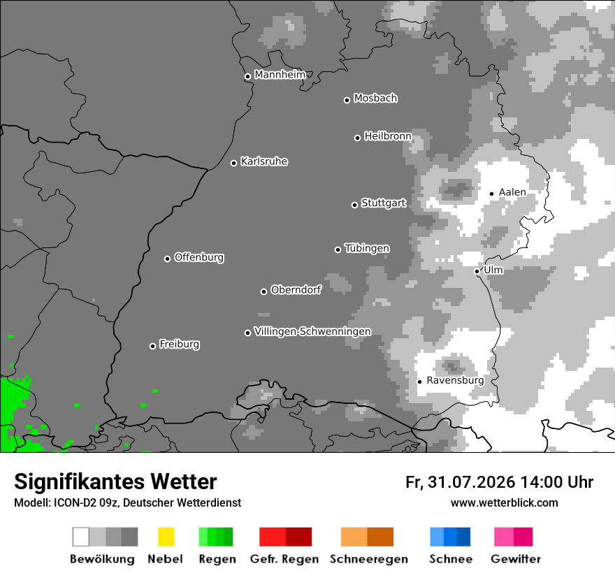 Signifikantes Wetter