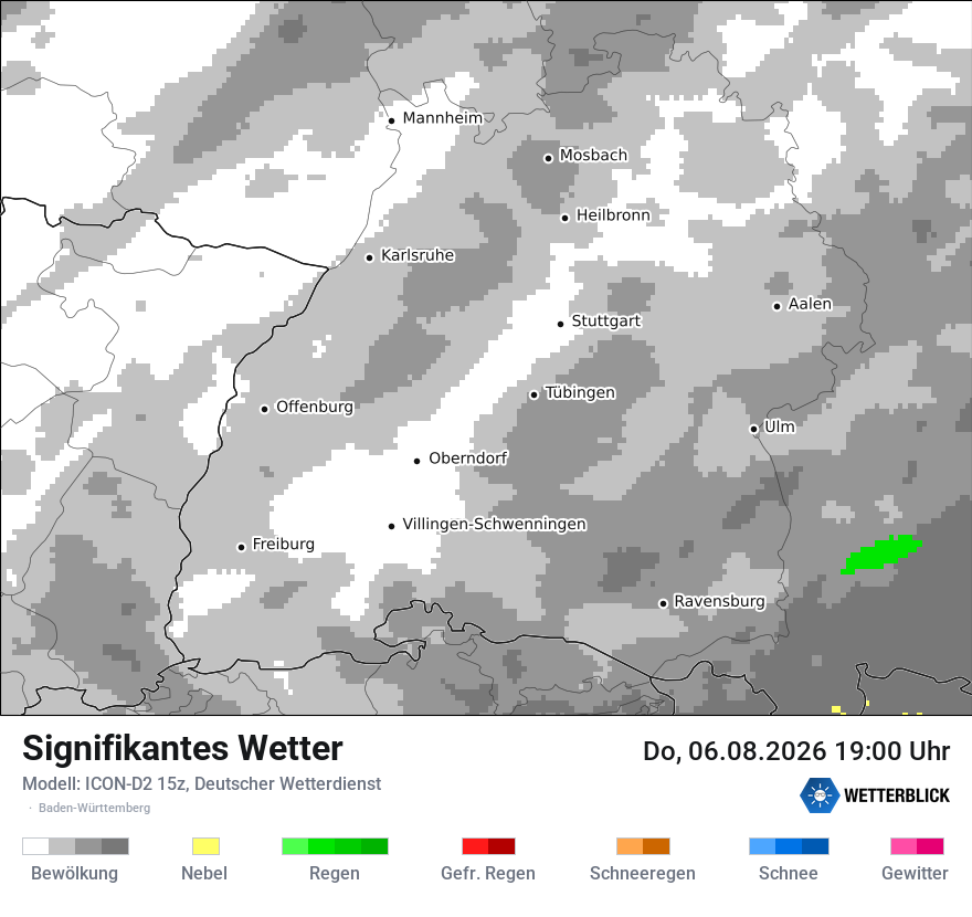 Signifikantes Wetter