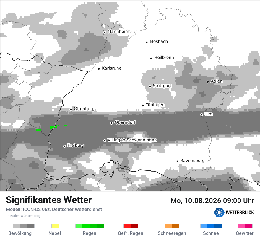 Signifikantes Wetter