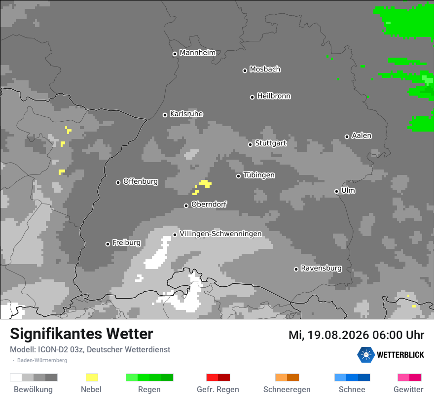 Signifikantes Wetter