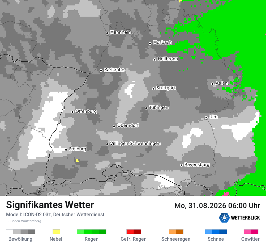 Signifikantes Wetter