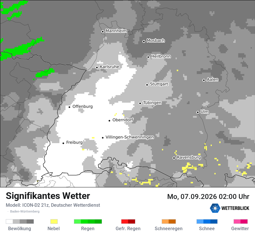 Signifikantes Wetter