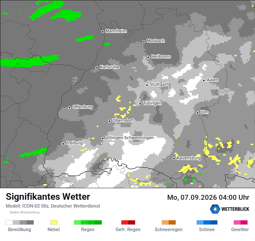 Signifikantes Wetter