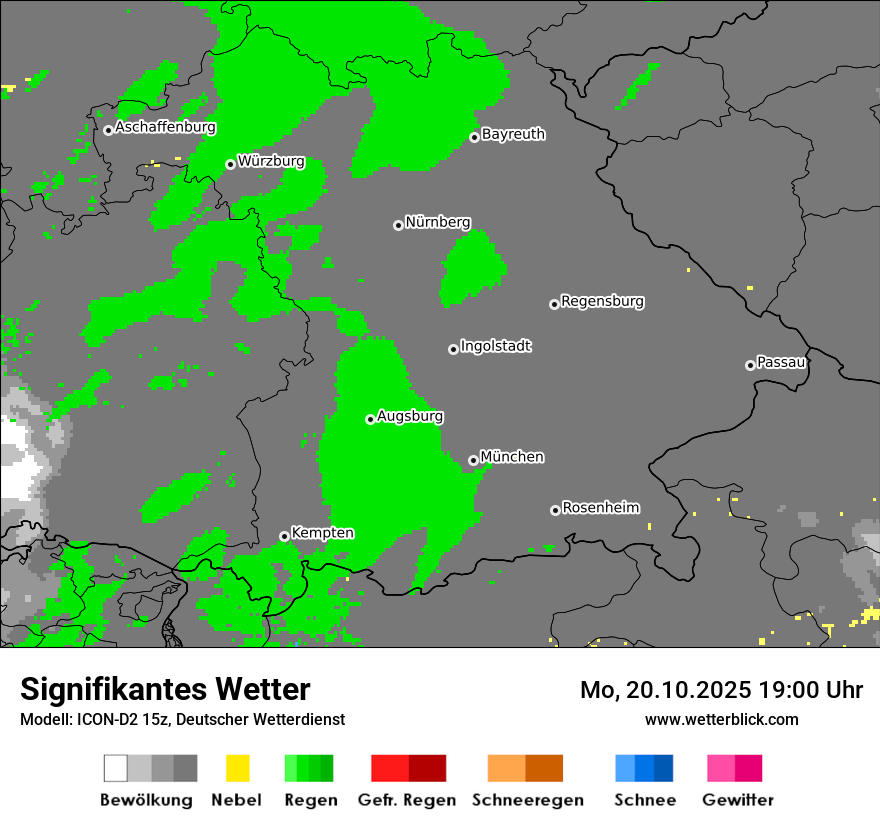 Modellkarten Signifikantes Wetter