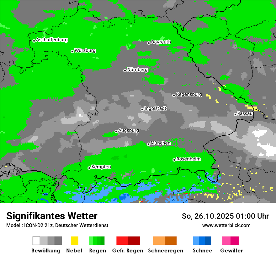 Modellkarten Signifikantes Wetter Modellkarten Signifikantes Wetter