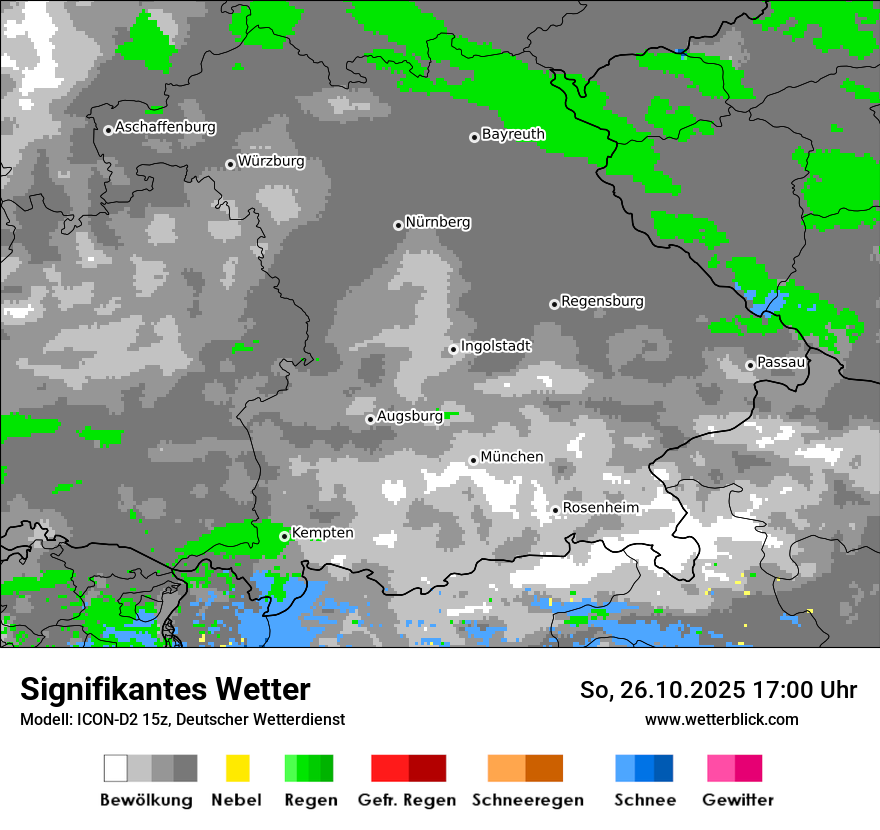 Modellkarten Signifikantes Wetter Modellkarten Signifikantes Wetter