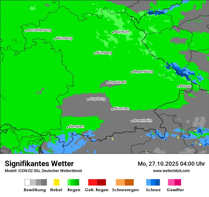 Modellkarten Signifikantes Wetter Modellkarten Signifikantes Wetter