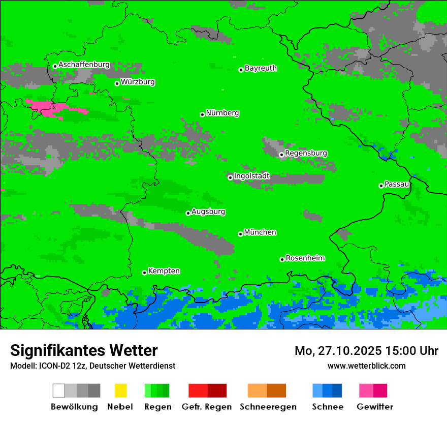 Modellkarten Signifikantes Wetter Modellkarten Signifikantes Wetter