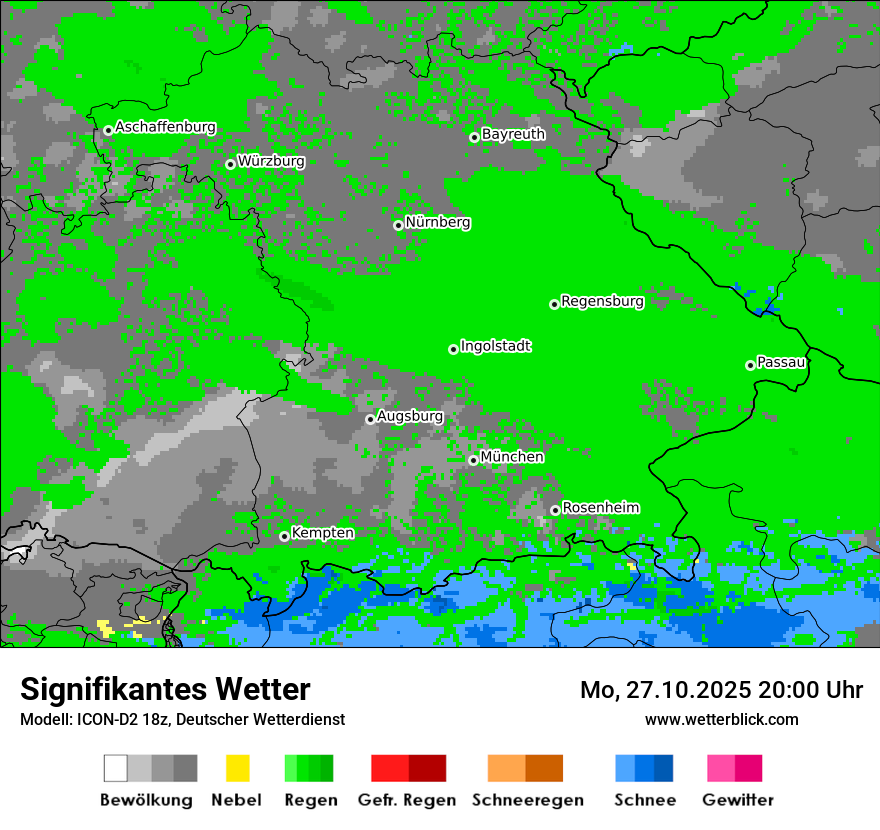 Modellkarten Signifikantes Wetter Modellkarten Signifikantes Wetter