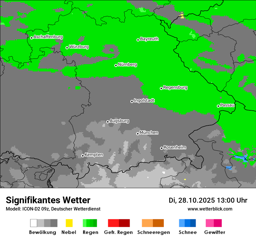 Modellkarten Signifikantes Wetter Modellkarten Signifikantes Wetter
