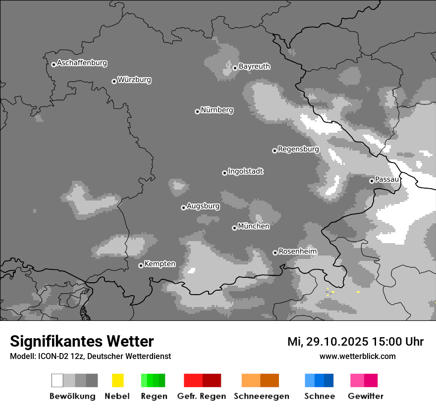 Modellkarten Signifikantes Wetter