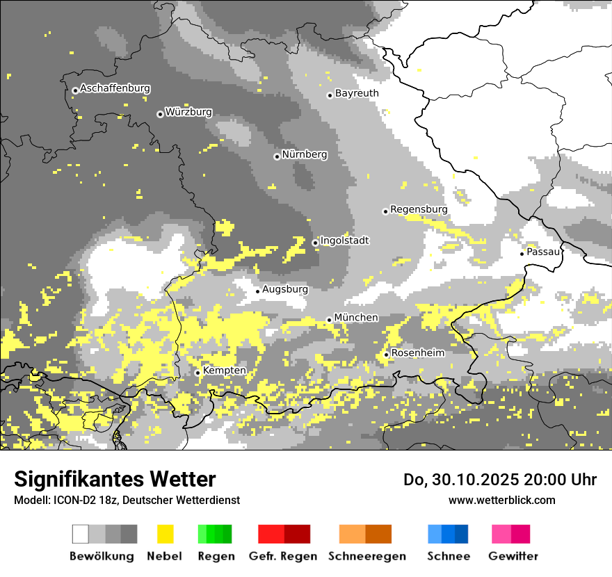 Modellkarten Signifikantes Wetter Modellkarten Signifikantes Wetter