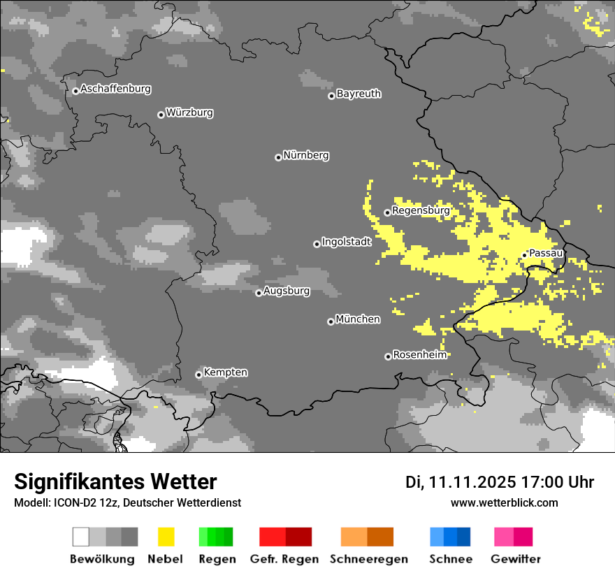 Modellkarten Signifikantes Wetter