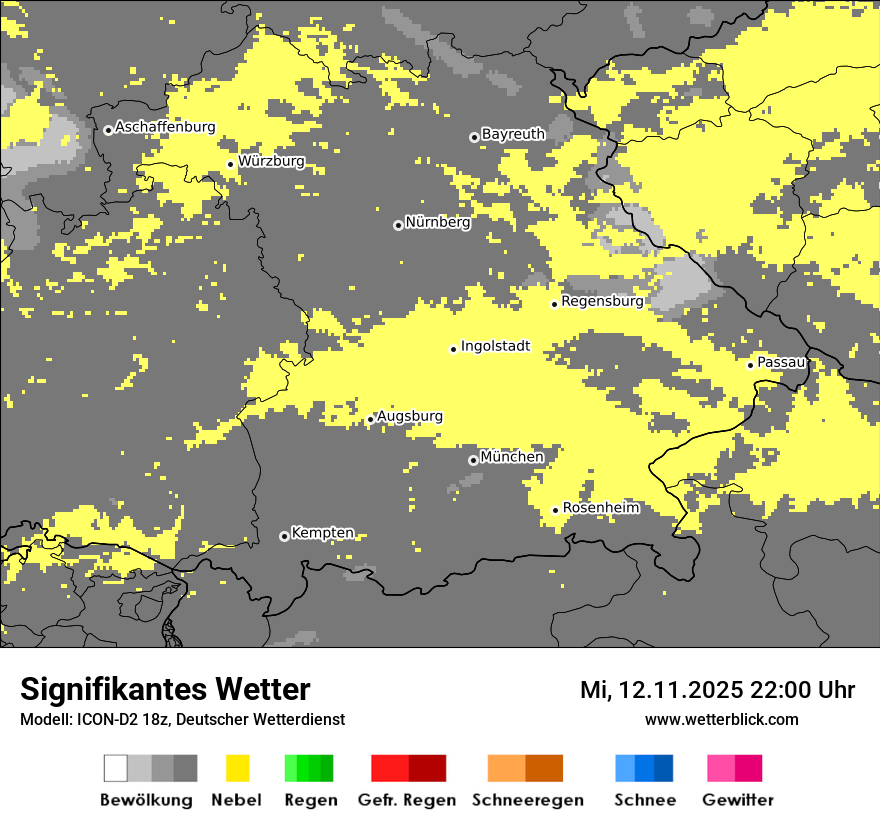 Modellkarten Signifikantes Wetter