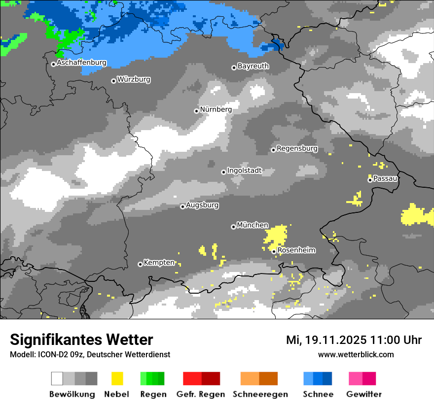 Modellkarten Signifikantes Wetter
