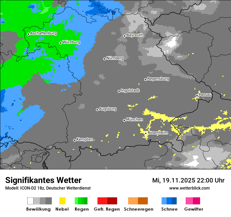 Modellkarten Signifikantes Wetter