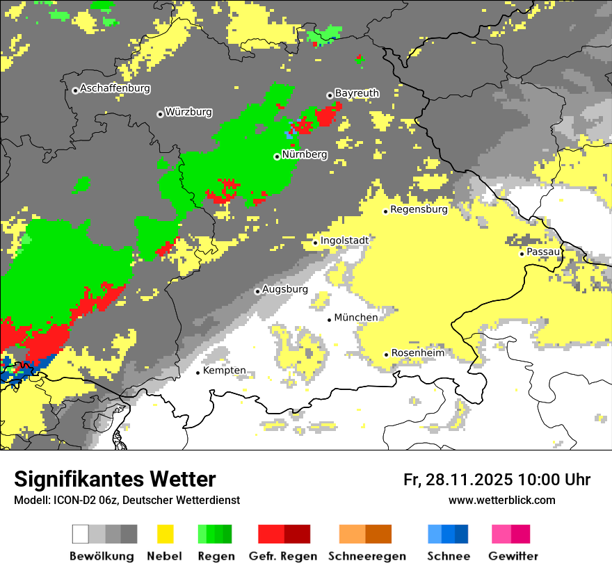 Modellkarten Signifikantes Wetter