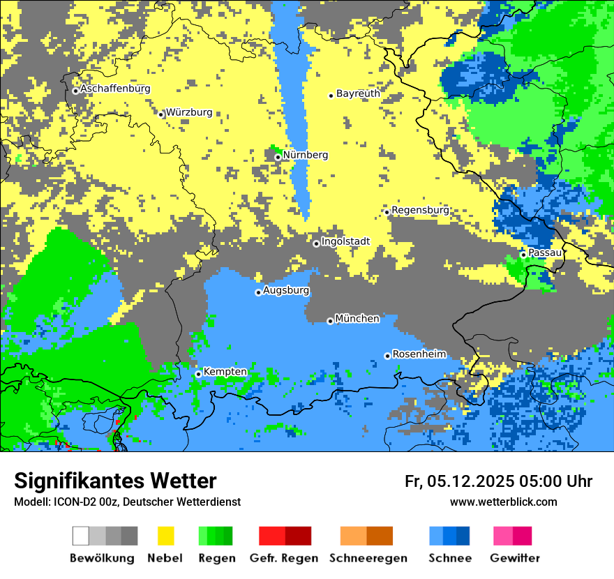Modellkarten Signifikantes Wetter
