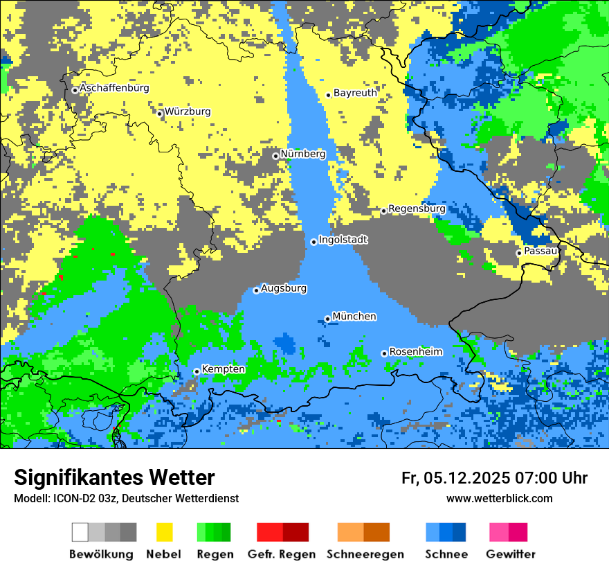 Modellkarten Signifikantes Wetter