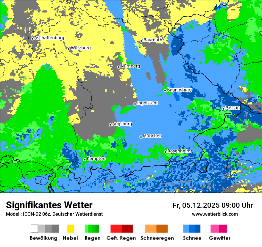 Modellkarten Signifikantes Wetter