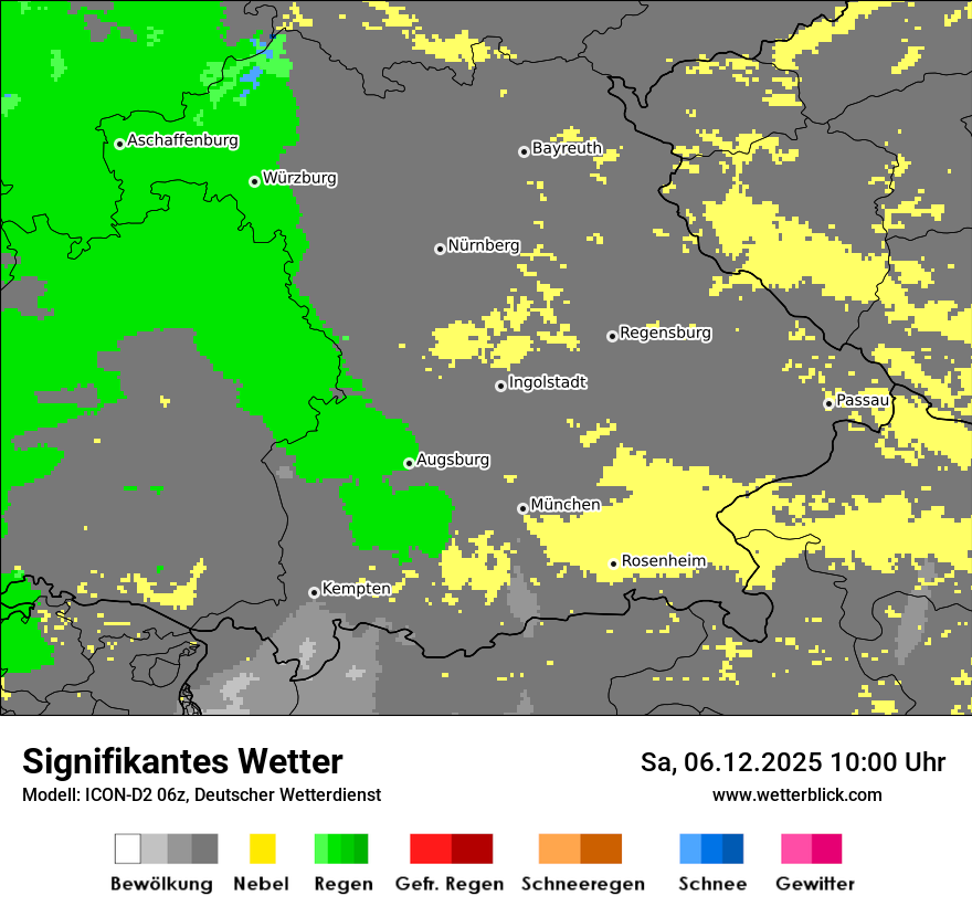 Modellkarten Signifikantes Wetter