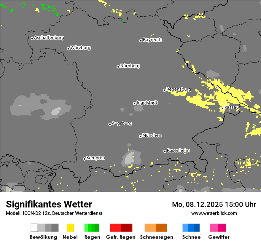 Modellkarten Signifikantes Wetter