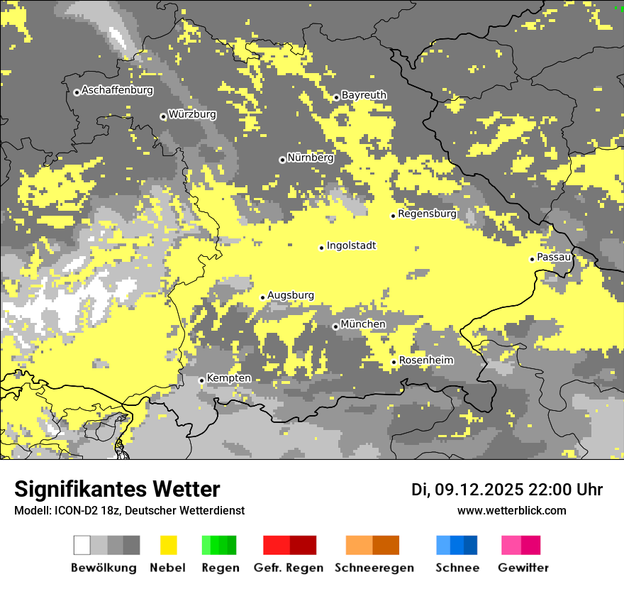Modellkarten Signifikantes Wetter