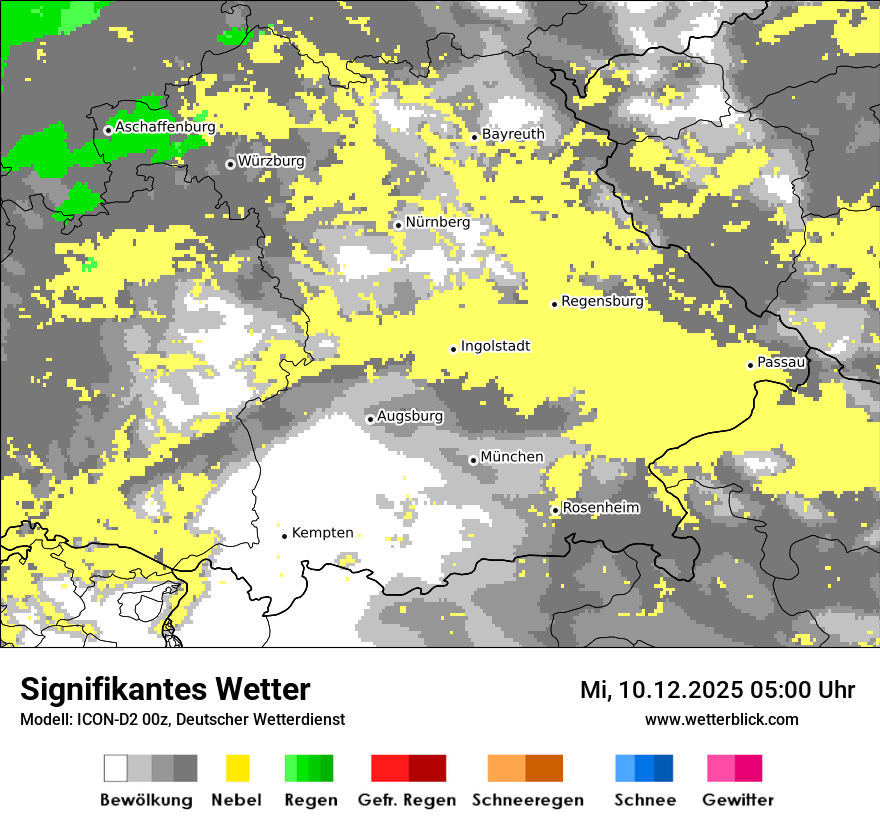 Modellkarten Signifikantes Wetter